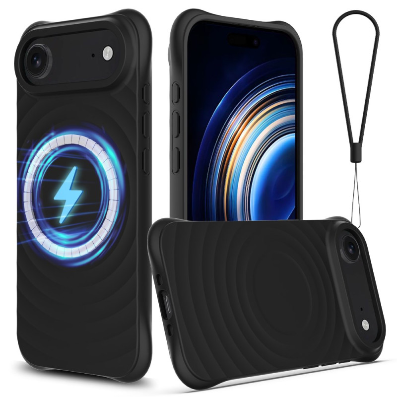 Funda iPhone 17 Air Compatible MagSafe Textura Ondulada