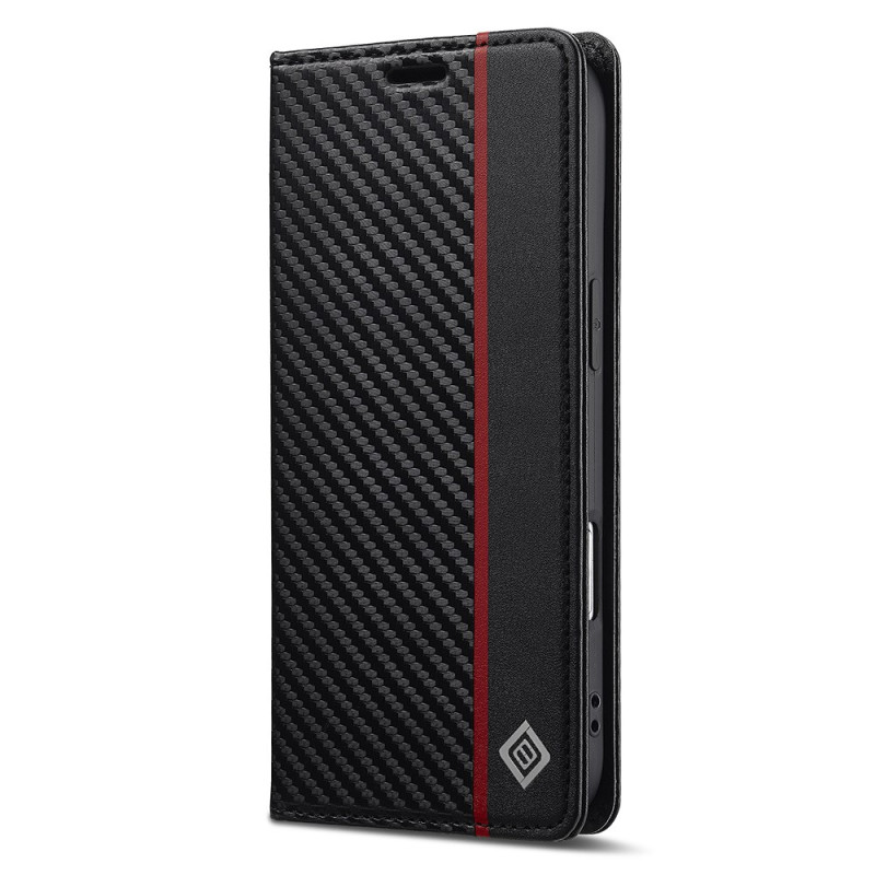 Flip Cover iPhone Air Fibra de Carbono LC.IMEEKE