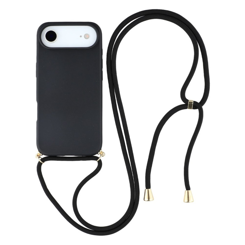 Funda de silicona y paja de trigo con cordón iPhone 17 Air