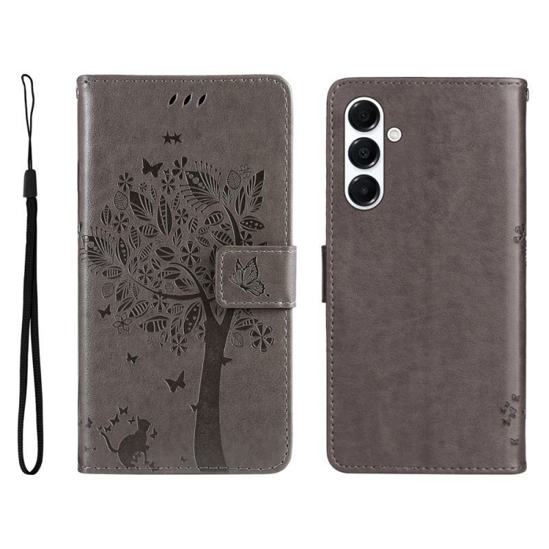 Samsung Galaxy A17 5G Funda Gato y Árbol