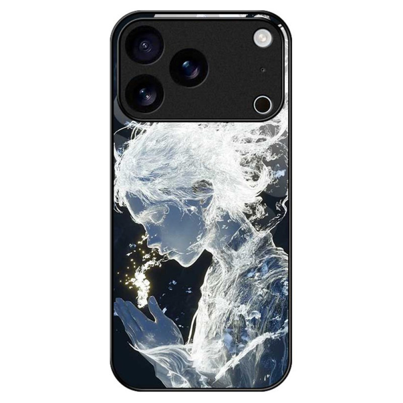 Teléfono 17 Pro Max Celeste Funda de cristal templado
