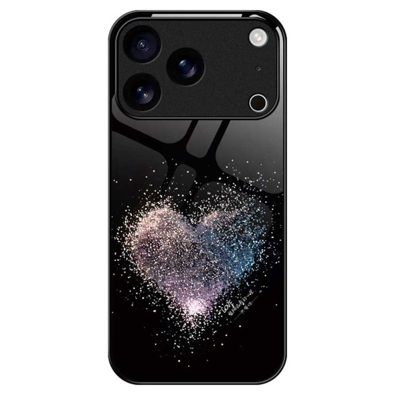Funda iPhone 17 Pro Max Corazón de cristal templado