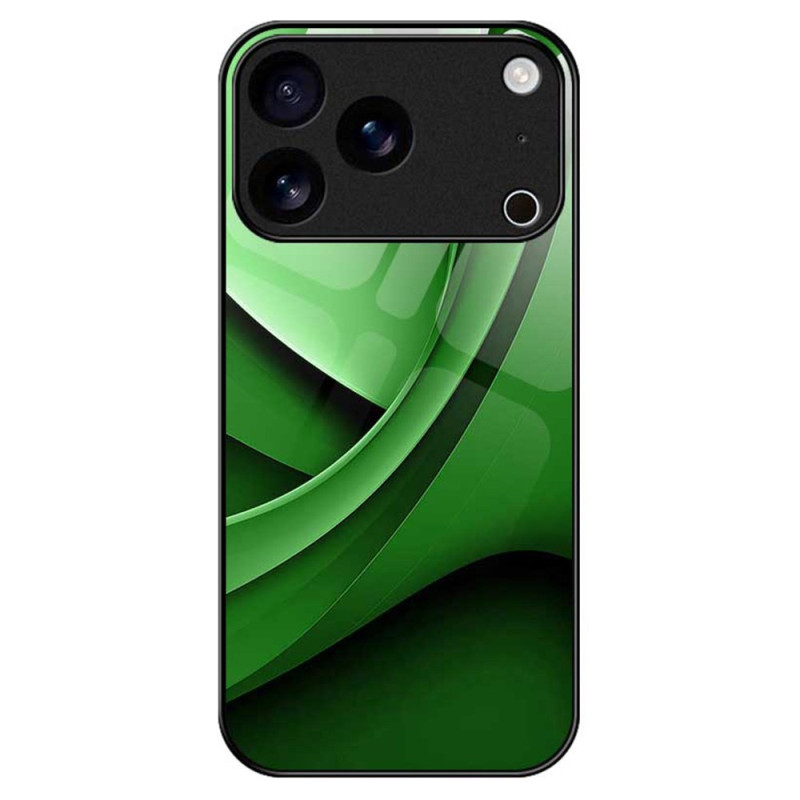 Funda iPhone 17 Pro Max Vidrio Templado Diseño verde