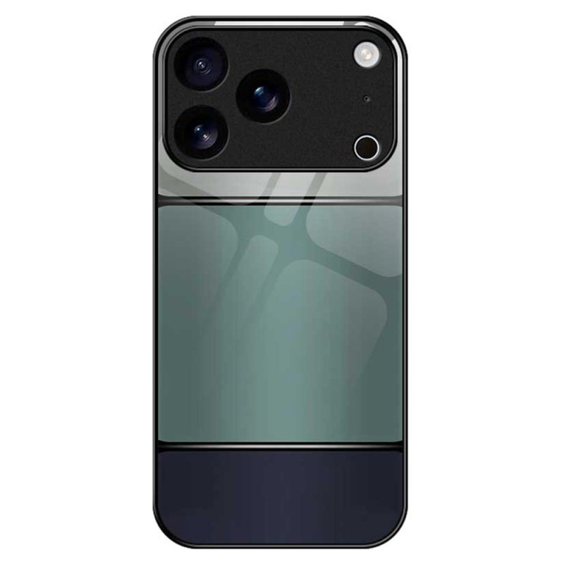 Funda de cristal templado bicolor para el iPhone 17 Pro Max