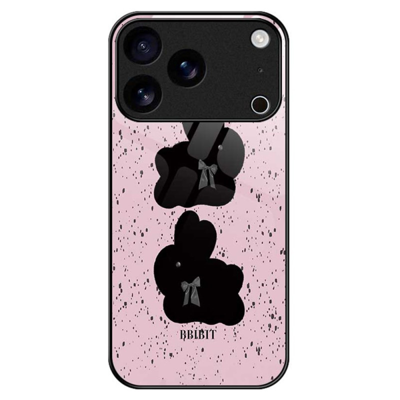 Funda rígida iPhone 17 Pro Max rosa y negra