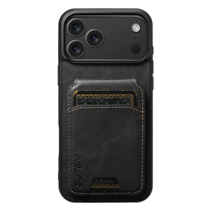 Funda iPhone 17 Pro Max Tarjetero Textura Encerada SUTENI