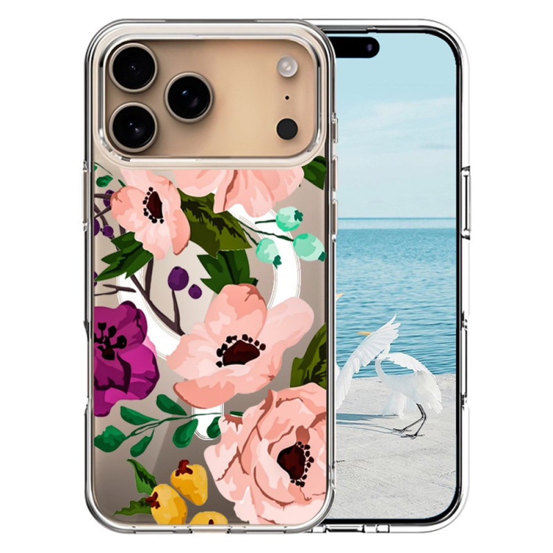 Funda iPhone 17 Pro Max Compatible MagSafe Fleurie