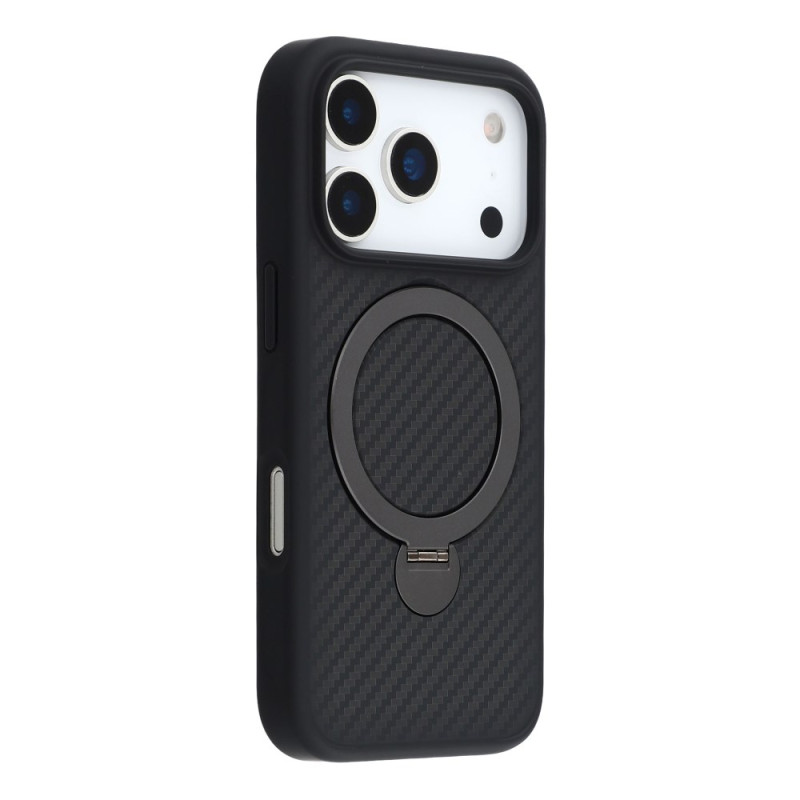 Funda compatible iPhone 17 Pro Max MagSafe de fibra de carbono