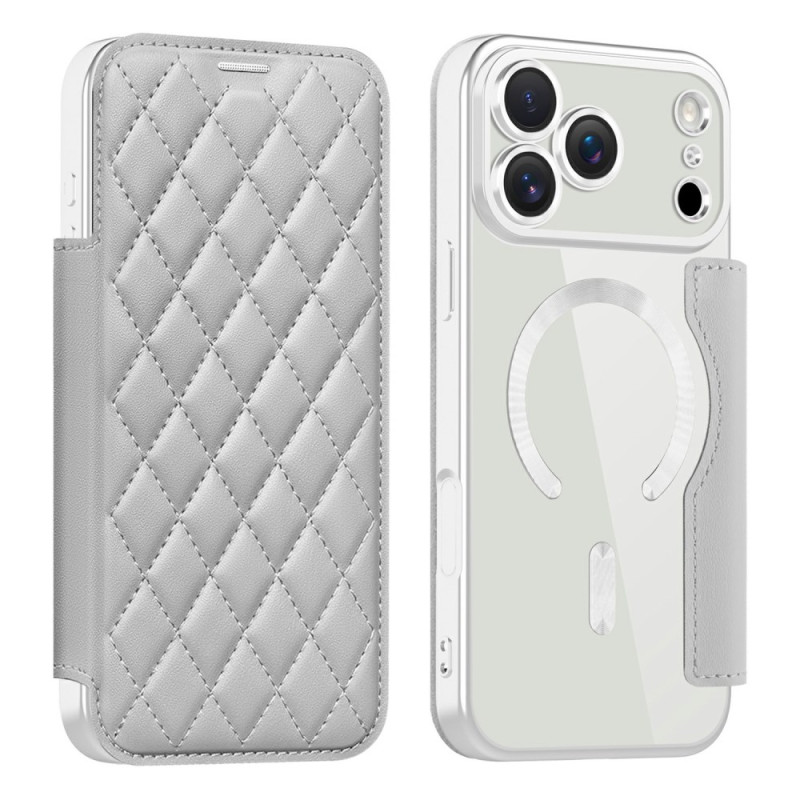 Flip Cover iPhone 17 Pro Max Compatible MagSafe Acolchada