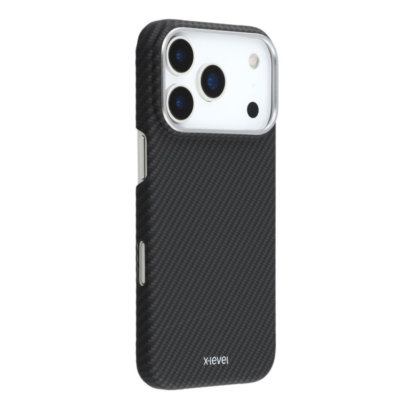 Funda iPhone 17 Pro Max Textura Carbono X-LEVEL