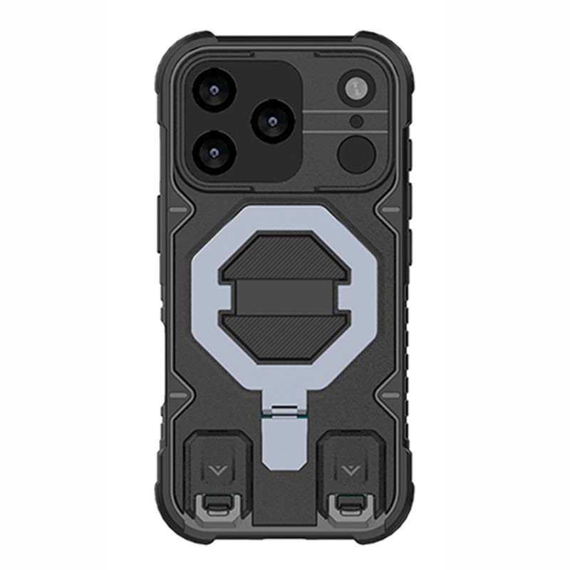 Funda MagSafe compatible con iPhone 17 Pro Max con soporte y colgante
