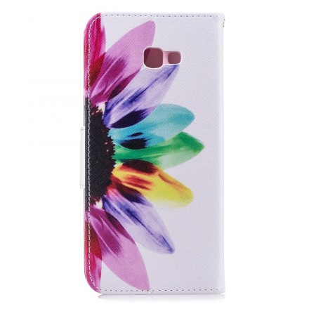 Funda de flor de acuarela para Samsung Galaxy J4 Plus