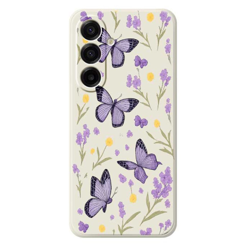 Samsung Galaxy A17 5G Funda Púrpura Mariposas