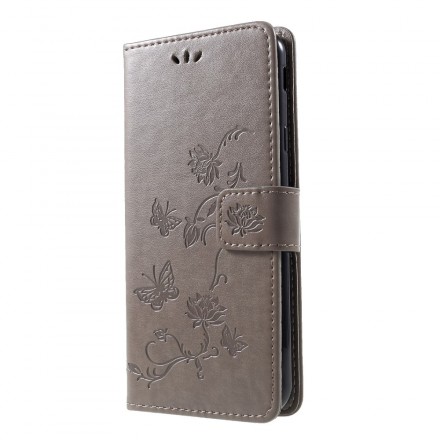Funda Samsung Galaxy J4 Plus Mariposas y flores asiáticas