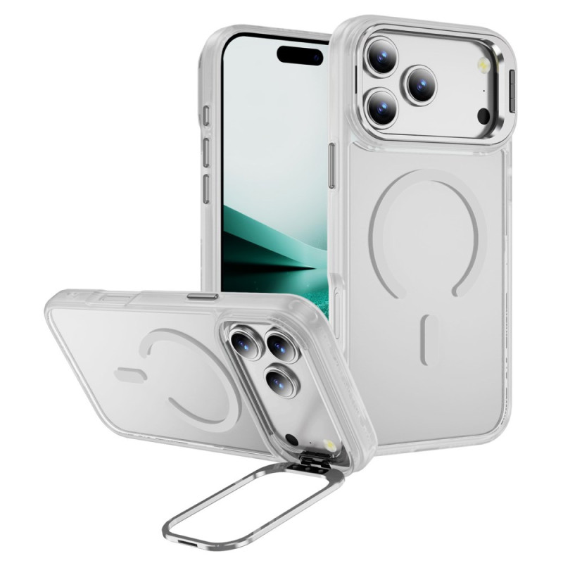 Funda magnética iPhone 17 Pro Max con soporte de lente esmerilado