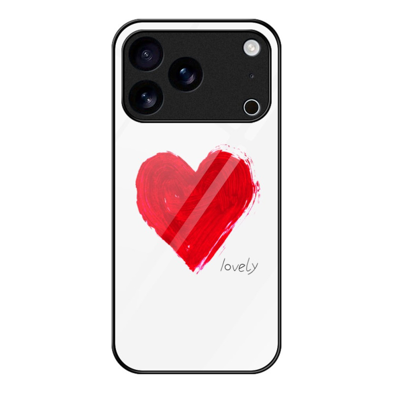Funda rígida iPhone 17 Pro Max Rojo Corazón