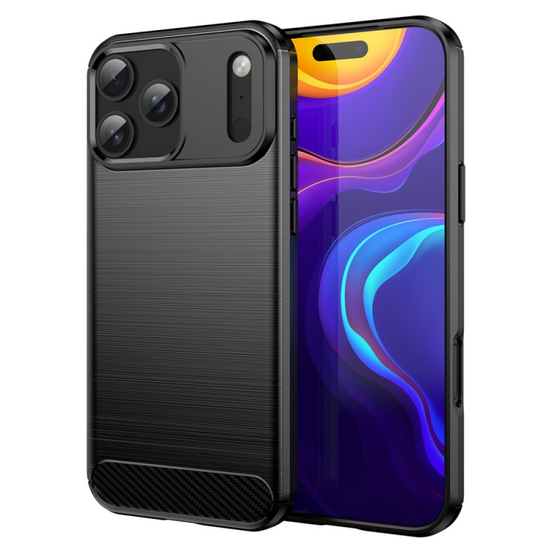 Funda de fibra de carbono cepillada para iPhone 17 Pro Max