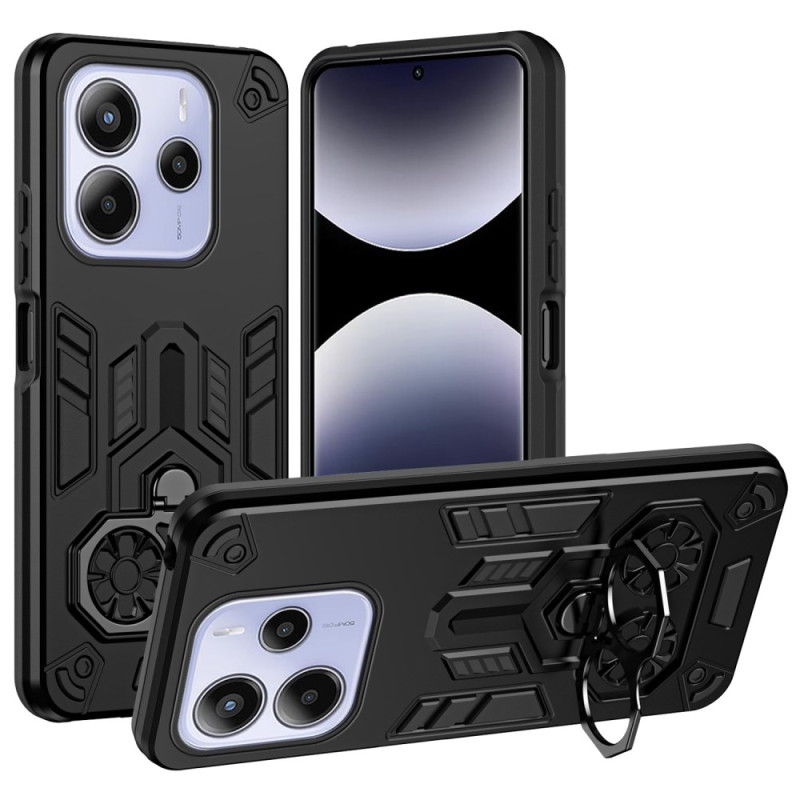 Xiaomi Redmi Note 14 5G Funda Anillo Soporte Efecto Metal