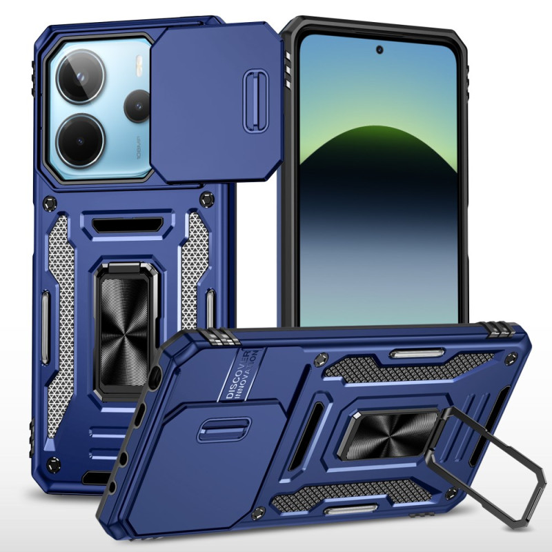 Xiaomi Redmi Note 14 5G Funda Ultra Resistente con Soporte y Protector de Lente