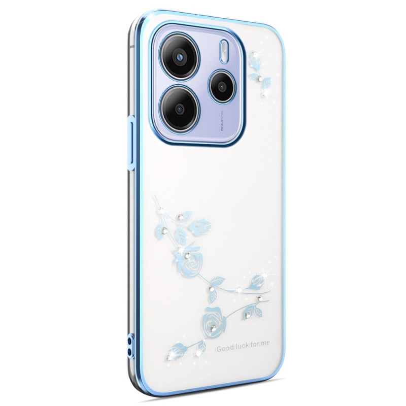 Xiaomi Redmi Note 14 5G Funda Flores y Pedrería KADEM