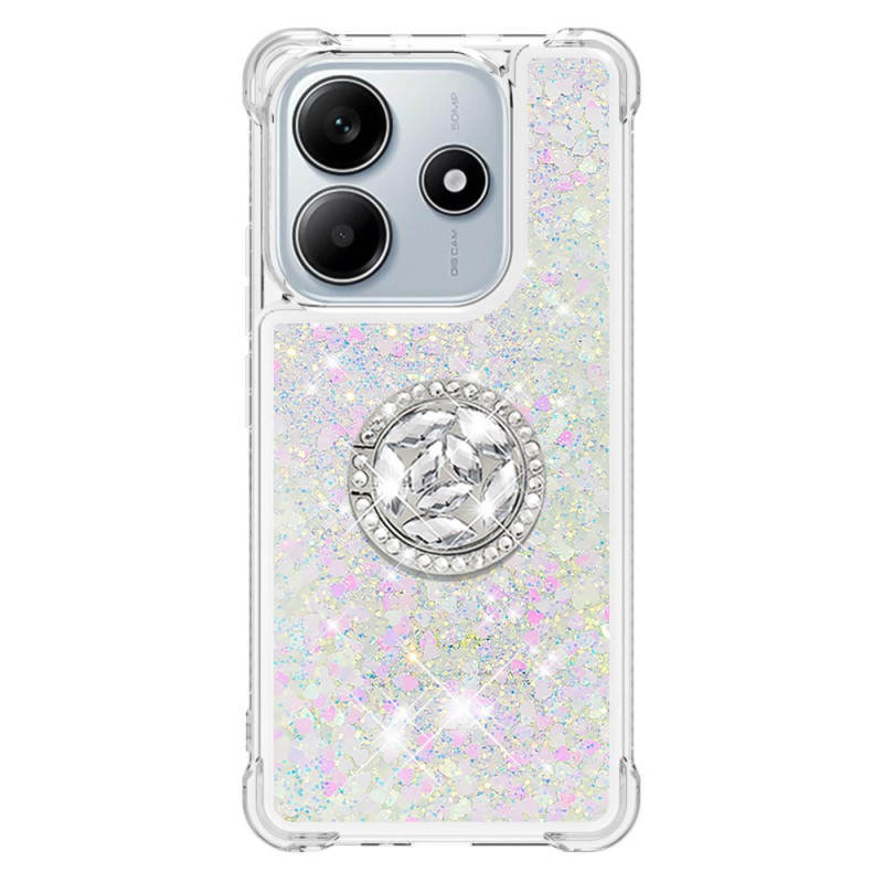 Coque Xiaomi Redmi Note 14 5G Anneau-Support Paillettes