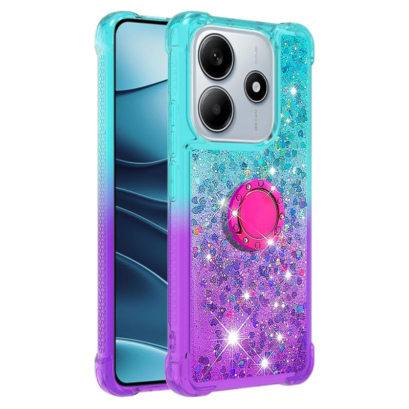 Coque Xiaomi Redmi Note 14 5G Gradient Paillettes avec Support