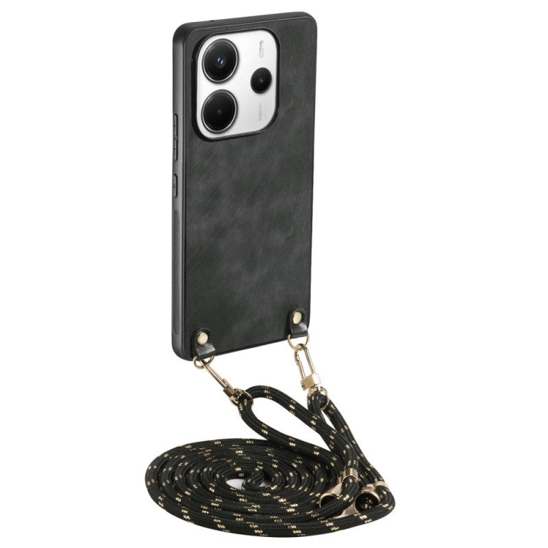 Coque à Cordon Xiaomi Redmi Note 14 5G Effet Daim