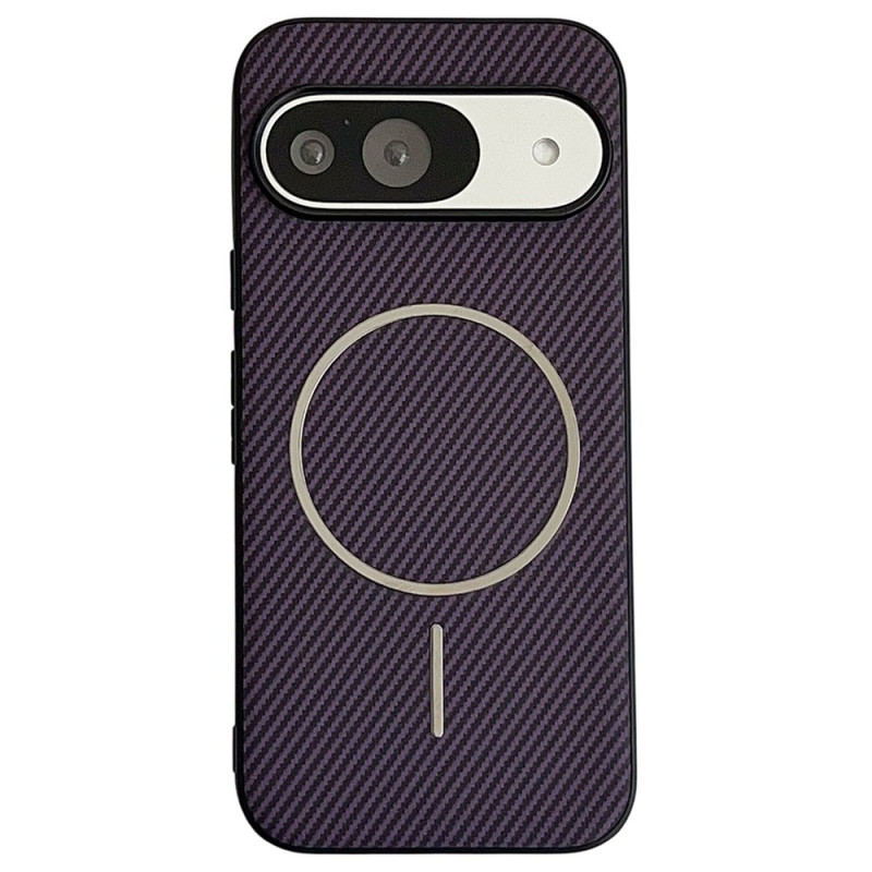 Google Pixel 10 / Pixel 10 Pro Funda MagSafe Compatible Fibra de Carbono Textura