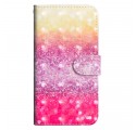 Samsung Galaxy J4 Plus Glitter Cover Magentas