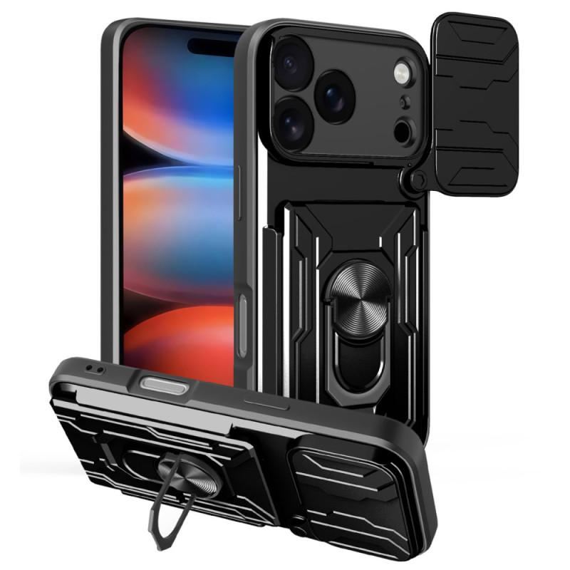 Funda ultrarresistente para iPhone 17 Pro Max con tapa de lente deslizante
