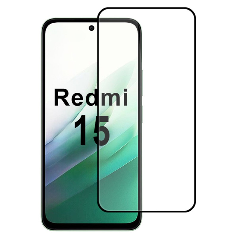 Protección integral de cristal templado para la pantalla del Xiaomi Redmi 15 5G