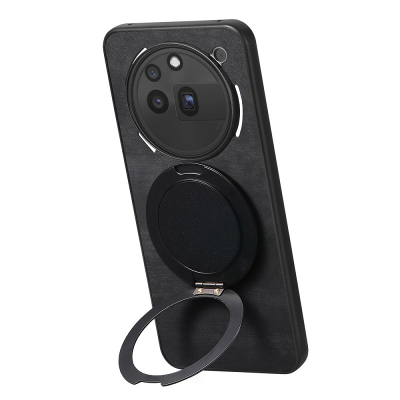 Funda efecto piel con soporte giratorio para Nothing Phone (3a) Pro