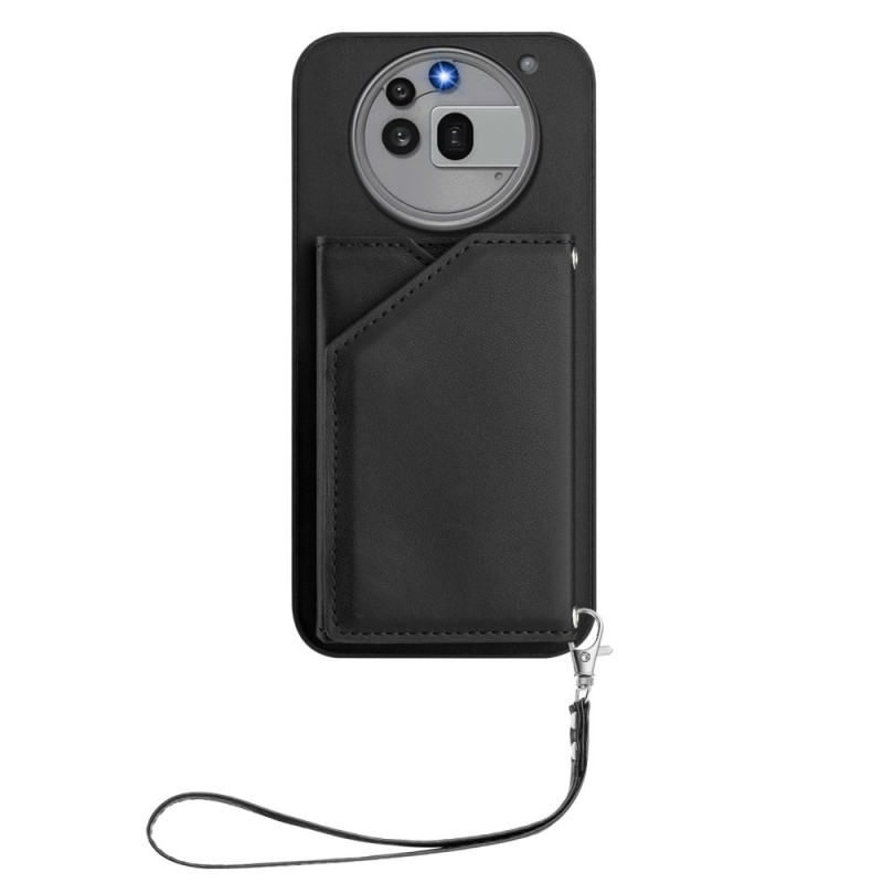 Nothing Phone (3a) Pro Style Funda de piel con tarjetero y soporte