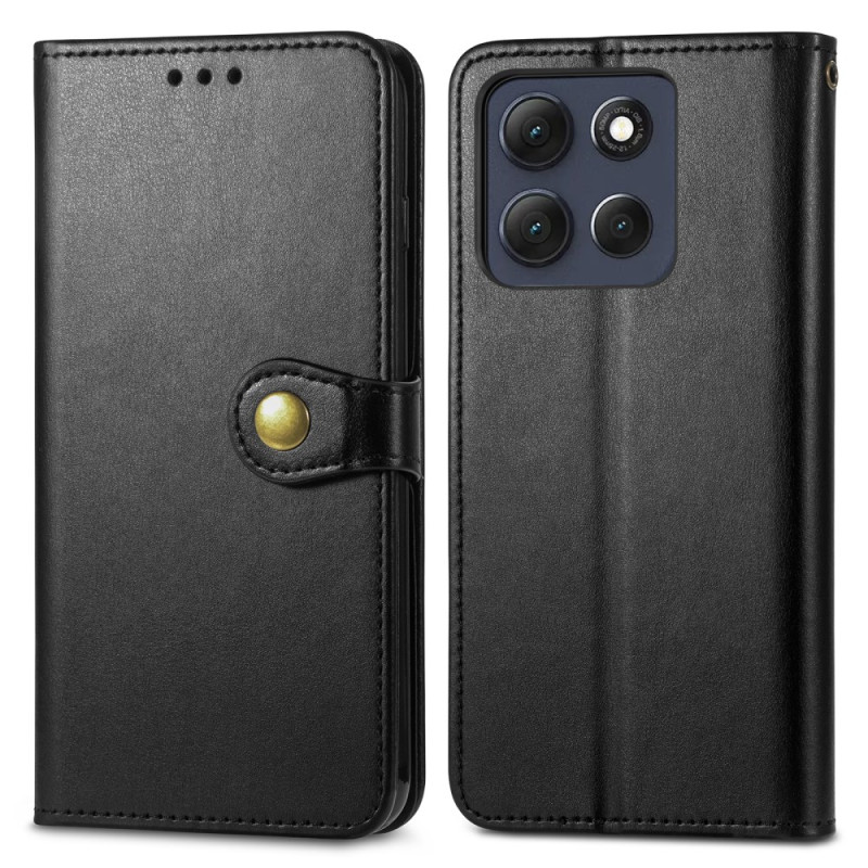 Moto G86 5G Funda Cierre Oro