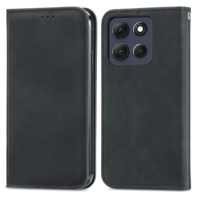 Flip Cover Moto G86 5G Efecto Gamuza