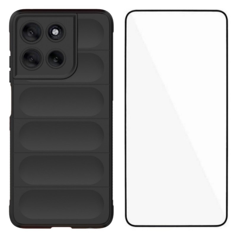 Funda antideslizante con protector de pantalla para Moto G56 5G