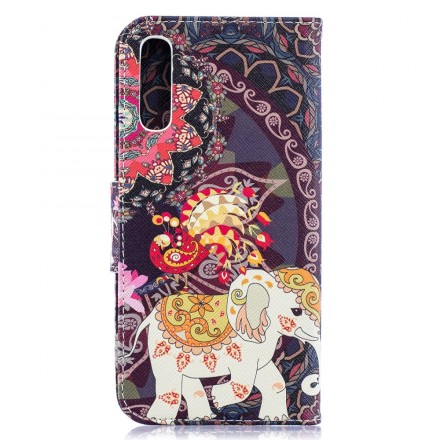 Funda Samsung Galaxy A50 Mandala Ethnic Elephants