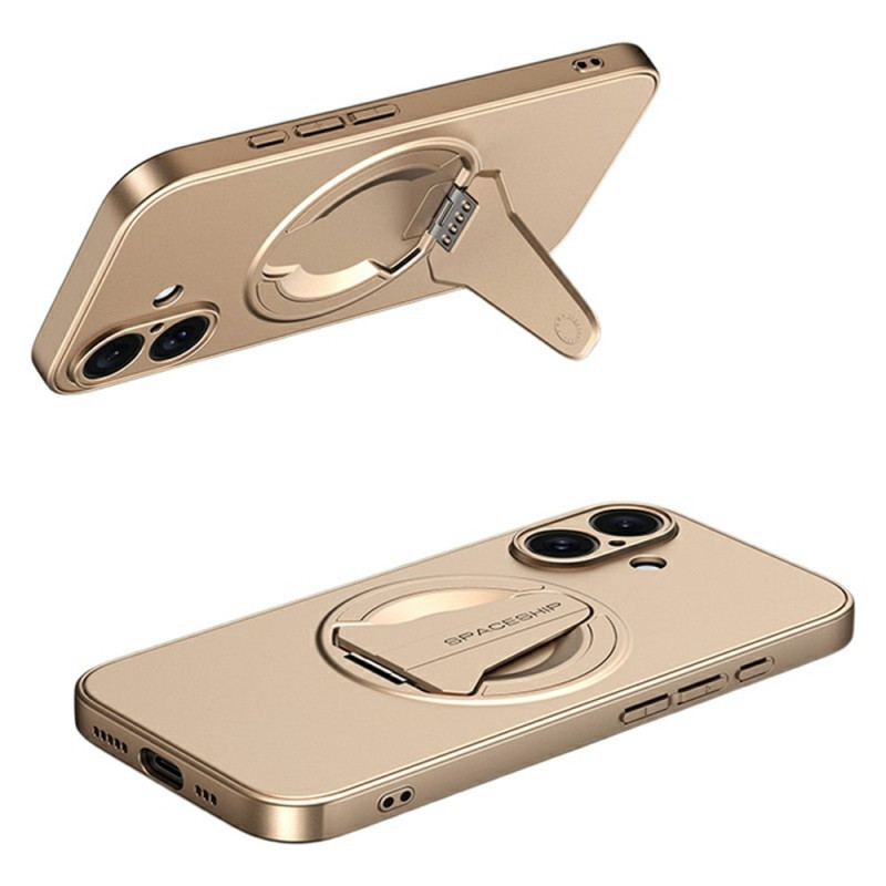 Funda con efecto metálico para el iPhone 17 con soporte integrado