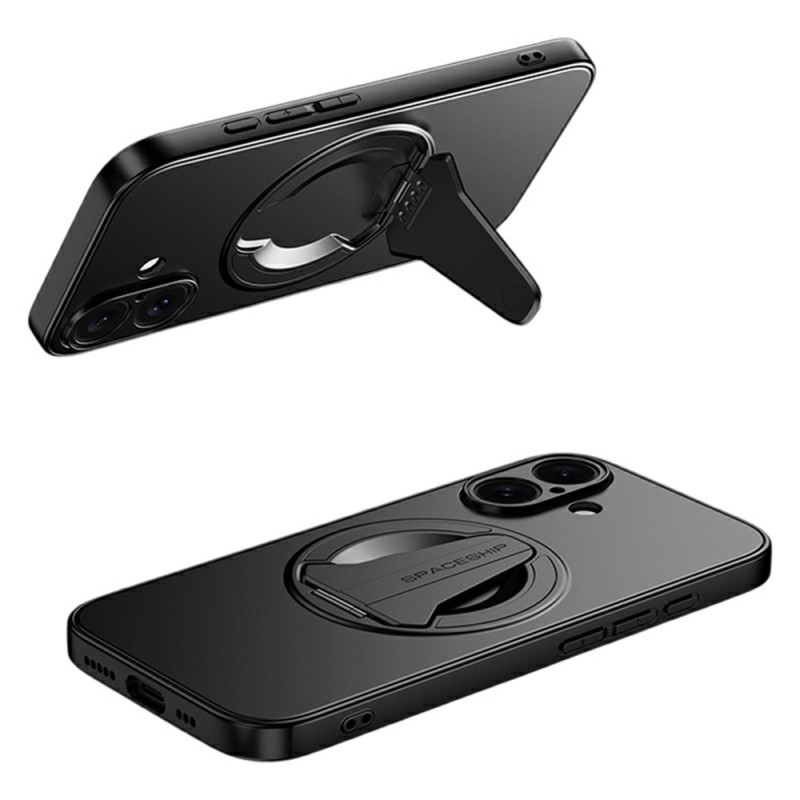 Funda MagSafe para iPhone 17 con soporte integrado para efectos metálicos