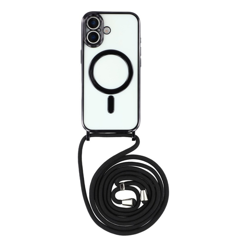 Funda transparente con cable MagSafe compatible con iPhone 17