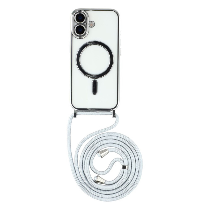 Funda transparente con cable MagSafe compatible con iPhone 17