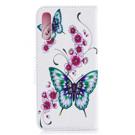Funda de mariposas para Samsung Galaxy A50
