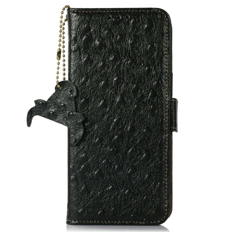 Funda iPhone 17 Pro Piel Textura Avestruz