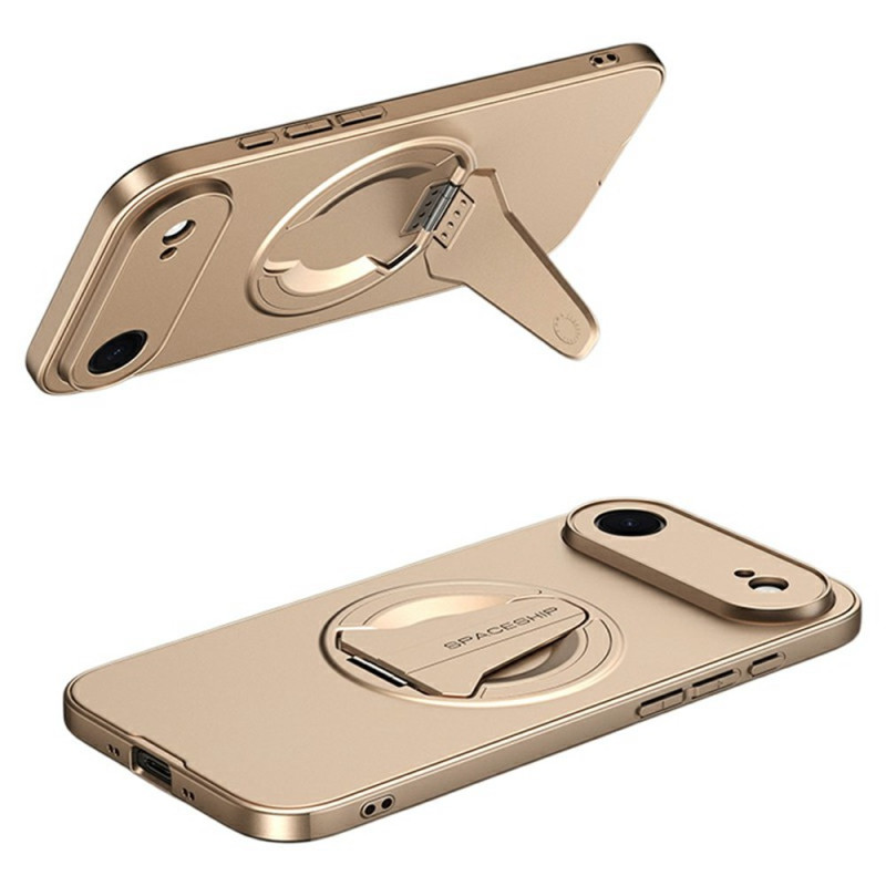 Funda iPhone 17 Air Efecto Metal Soporte Integrado