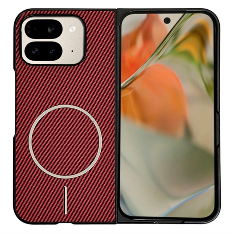 Funda plegable Google Pixel 10 Pro compatible con MagSafe de fibra de carbono