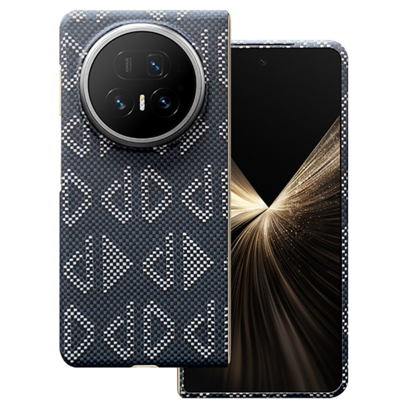 Funda magnética Honor Magic V5 5G con marco metálico para la cámara y marco frontal geométrico
