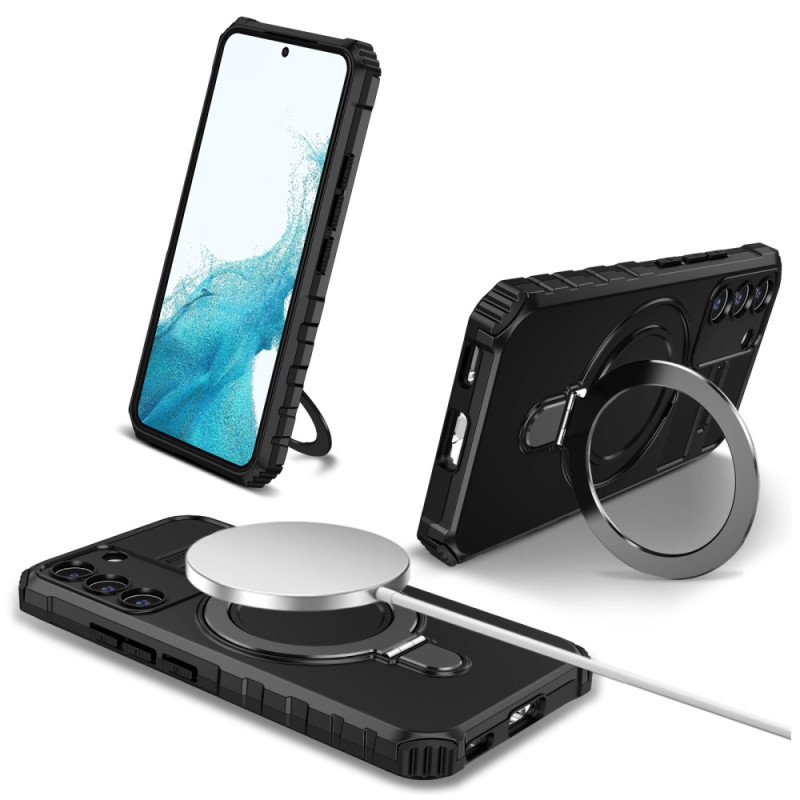 Funda Samsung Galaxy S22 5G compatible con MagSafe Soporte giratorio 135
