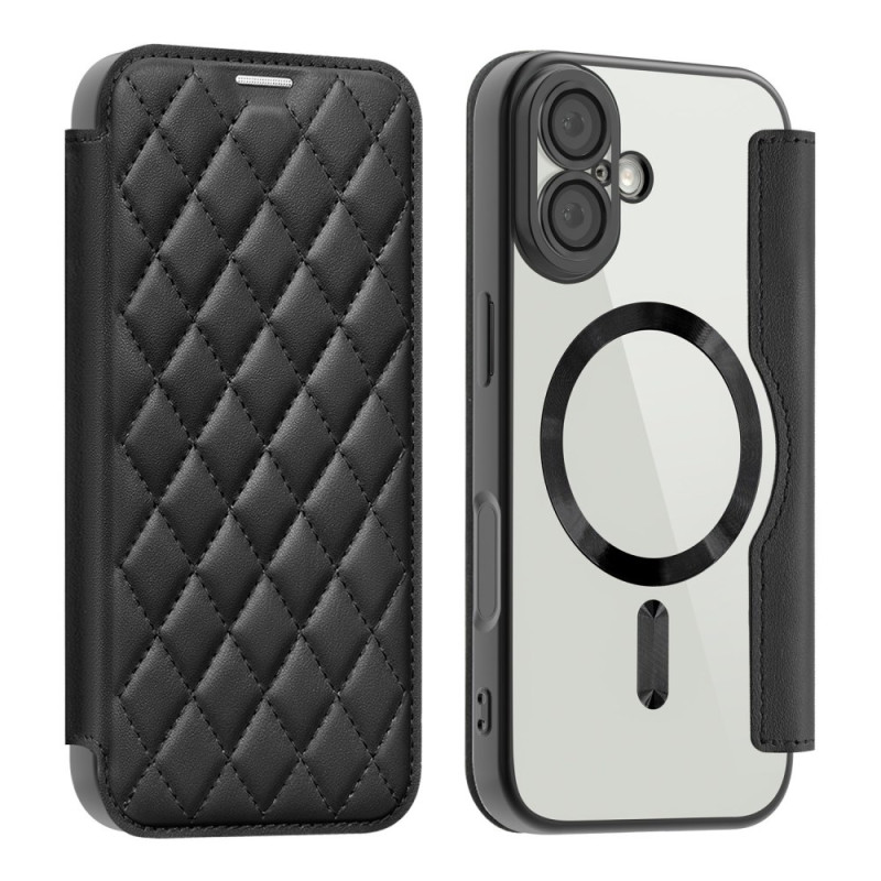 Flip Cover iPhone 17 Compatible MagSafe Acolchada