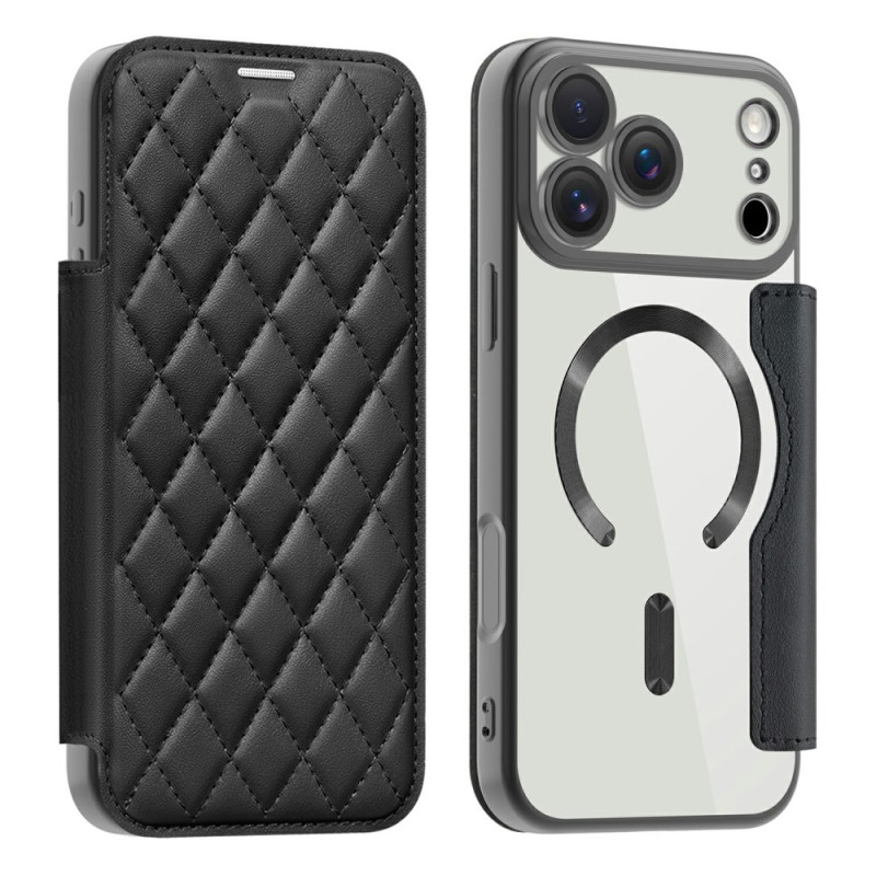 Flip Cover iPhone 17 Pro Compatible MagSafe Acolchada