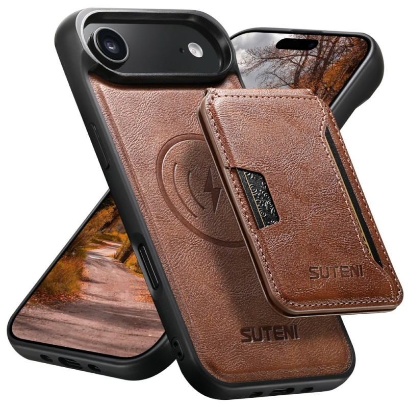 Funda magnética para tarjetas iPhone 17 Air efecto piel